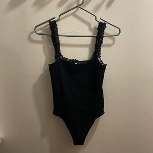 Zara Lace ribbed bodysuit